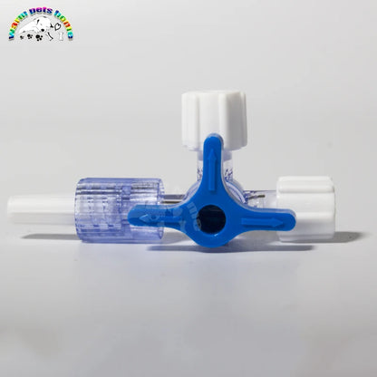 Disposable Three Way Stop Cock Luer Lock Adapter 3 Way Stopcock Flexiable T-Connector Extension Tube for Clinic Hospital