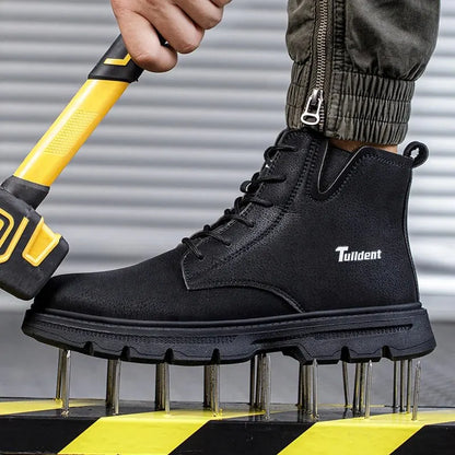 Botas de trabajo Zapatos de seguridad con punta de acero