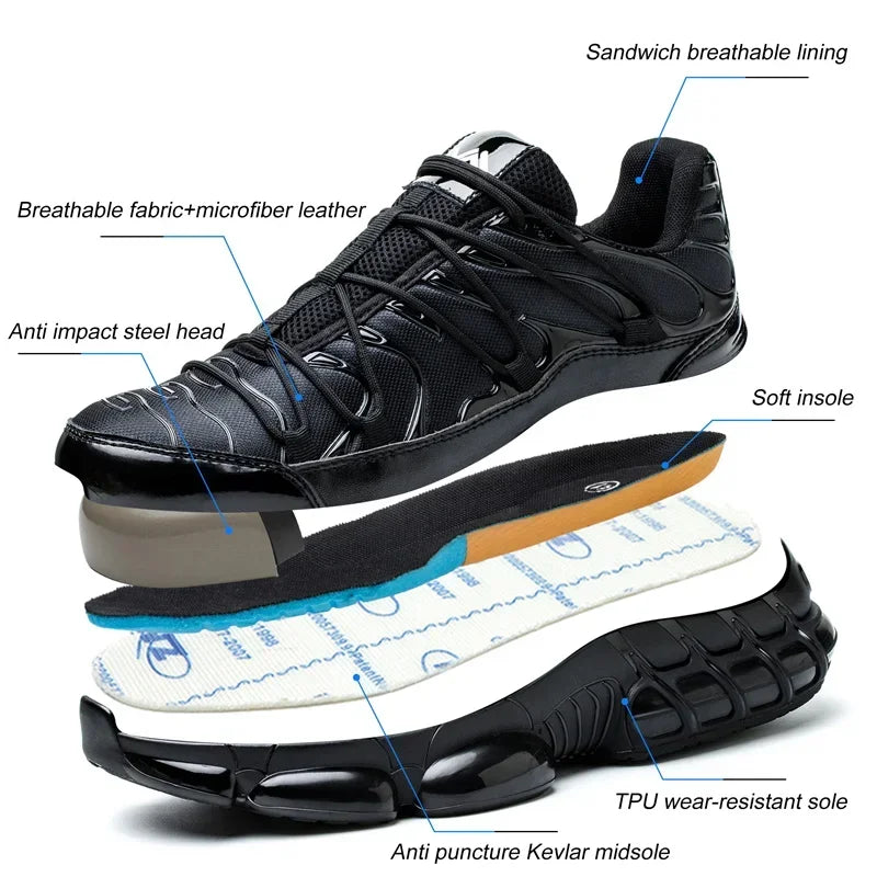 Air Cushion Sport Safety Shoes