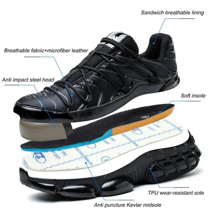 Air Cushion Sport Safety Shoes