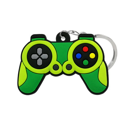 1PVC Game Pad PVC Keychain Boy’s Game Console Models Key Ring Fittings Funny Gift Key Chain USB Stick Accessories for Men Kids