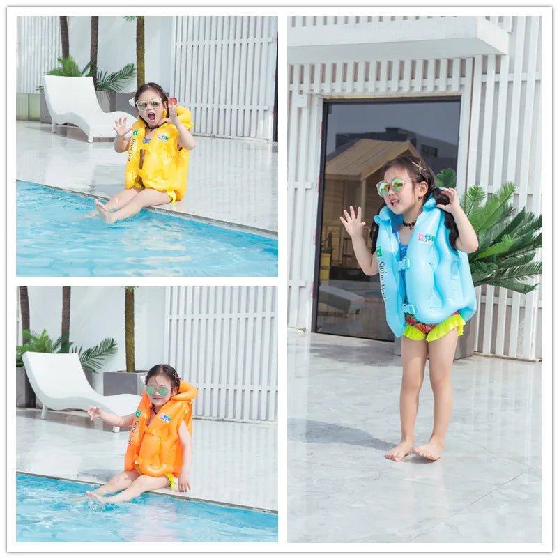 inflatable life vest Baby swimming jacket