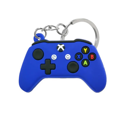 1PVC Game Pad PVC Keychain Boy’s Game Console Models Key Ring Fittings Funny Gift Key Chain USB Stick Accessories for Men Kids