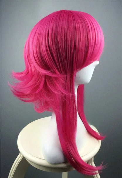 Halloween Game of LOL Annie Pink Long Cosplay Costume Heat Resistant Hair Wig