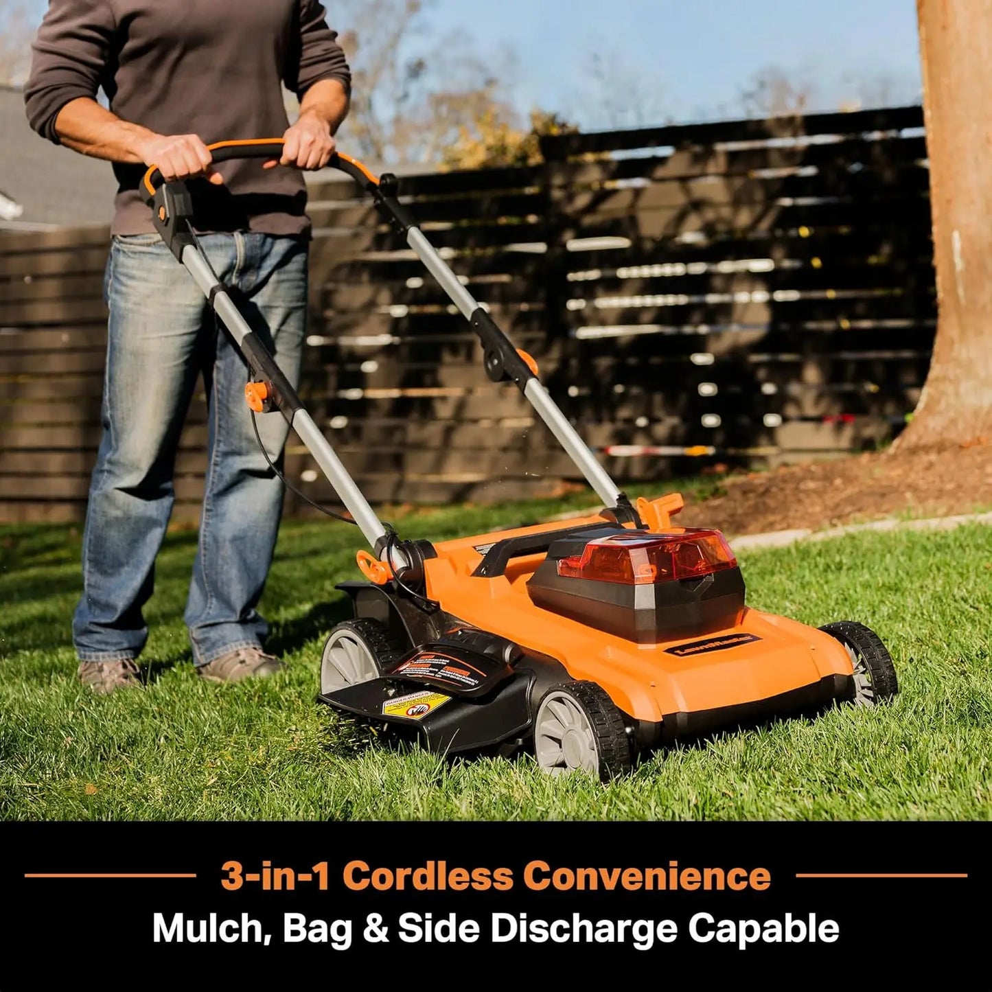 48V MAX* 19-inch Brushless Cordless Mower with 2X24V MAX* 4.0Ah Battery and A Dual Charger