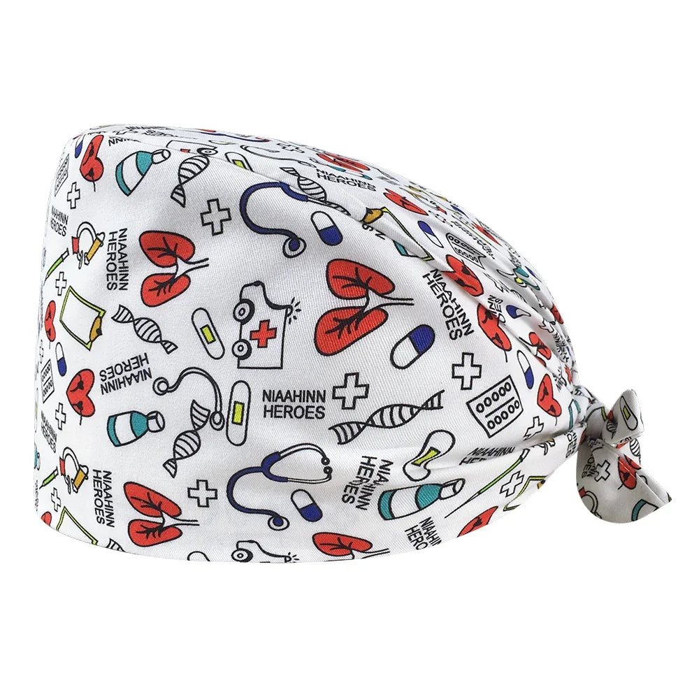 Unisex Dentist Scrub Cap