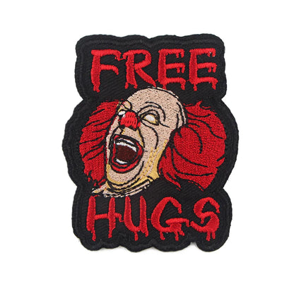 Halloween Embroidered Patches for Clothing Stickers Iron on Patches Stripes DIY Appliques Patches on Clothing Badges Stickers