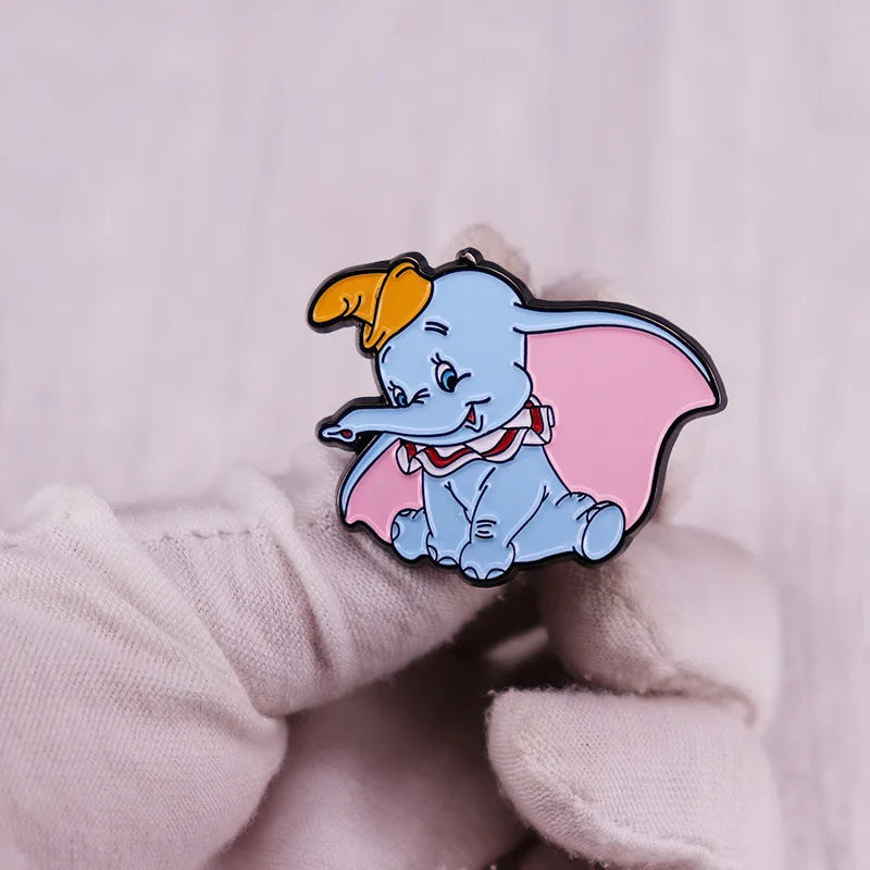 Ursula Dumbo Enamel Pin Anime Lapel Pins for Backpacks Cute Things Badges on Backpack Brooch for Clothes Jewelry Accessories