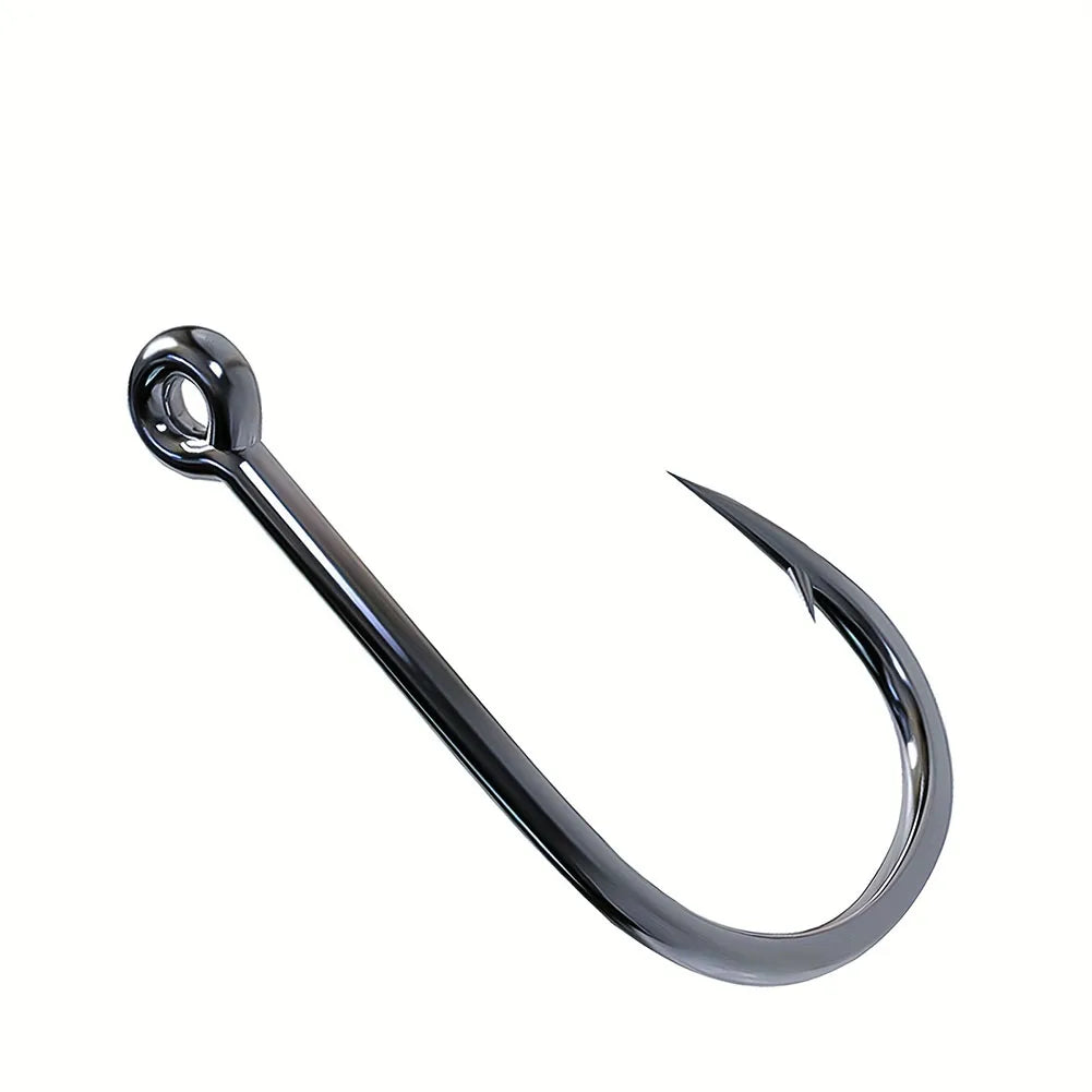 1600Pcs Barbed Fish Hook Set Carbon Steel Powerful Fishing Hooks With Holes Fishing Gear For Saltwater Freshwater