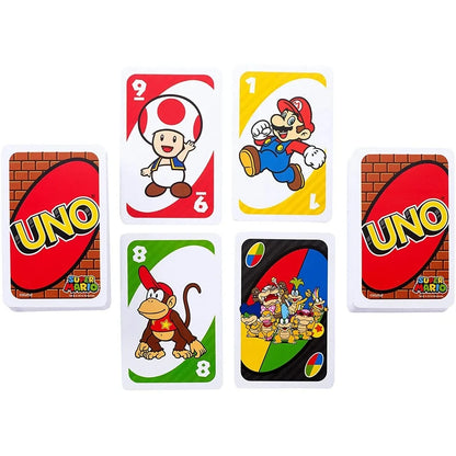 ¡UNO VOLTEO! Juego de mesa de una pieza, patrón de figuras de dibujos animados de Anime, entretenimiento divertido familiar, juegos de cartas, regalos de Navidad