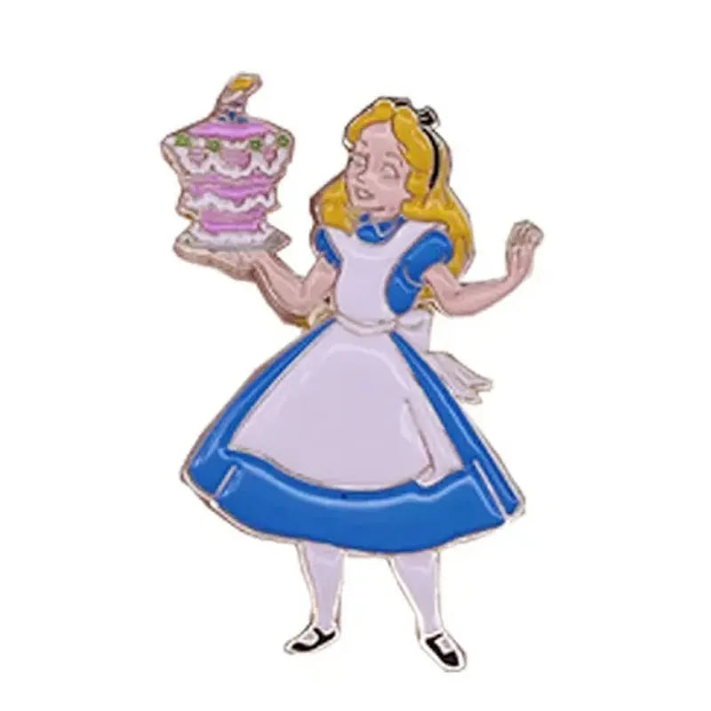 Alice In Wonderland Enamel Pins