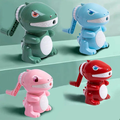 Hand Crank Cute Dinosaur Mechanical Pencil Sharpener Automatically Enters Lead Creative Cartoon Stationery Office School Supplie