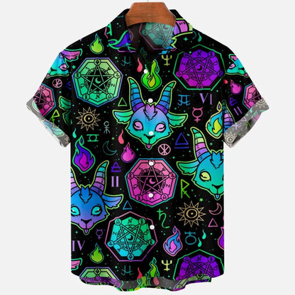 Camisa hawaiana gráfica