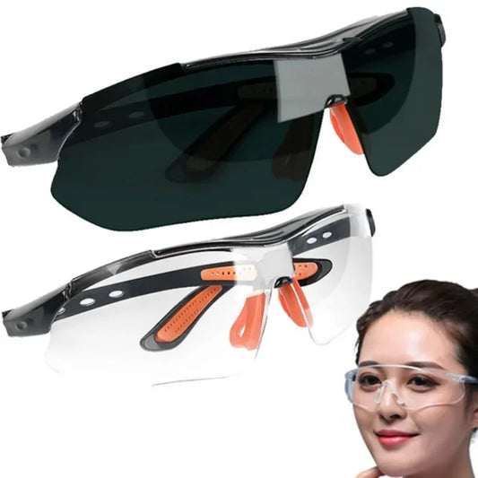 Cycling Windproof Goggles Safety Vented HD Eye Glasses Work Lab Laboratory Safety Sandproof Protective Glass Goggle