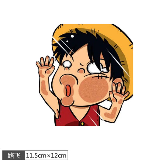 1pcs One Piece Luffy Sticker