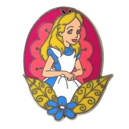 Alice In Wonderland Enamel Pins Fantasy Movies Cartoon Anime Metal Brooch Badge Fashion Jewellery Backpack Accessory Gifts