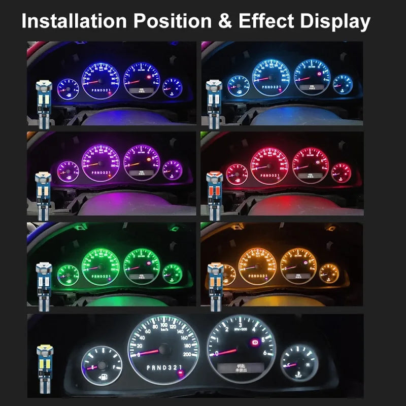 Auto Dashboard Gauge Lamps