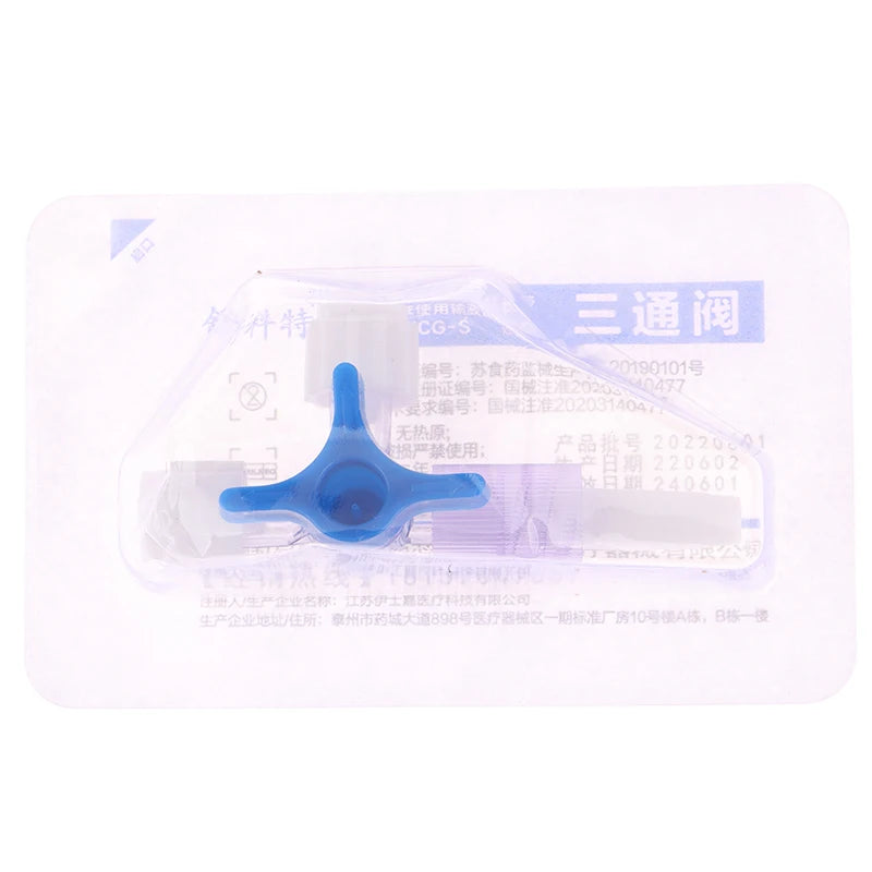 For Clinical Hospital Needle connector of syringe Adapter 2 or 3 Way Stopcock Flexiable T-Connector Extension Tube