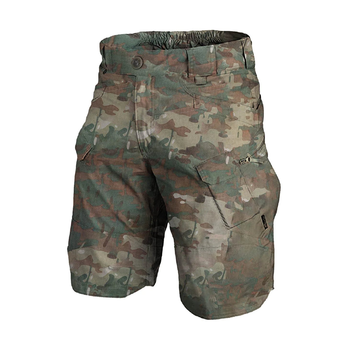 Pantalones cortos tipo cargo militares para hombre