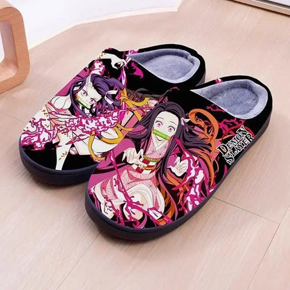 Anime Plush  One Piece Luffy slippers