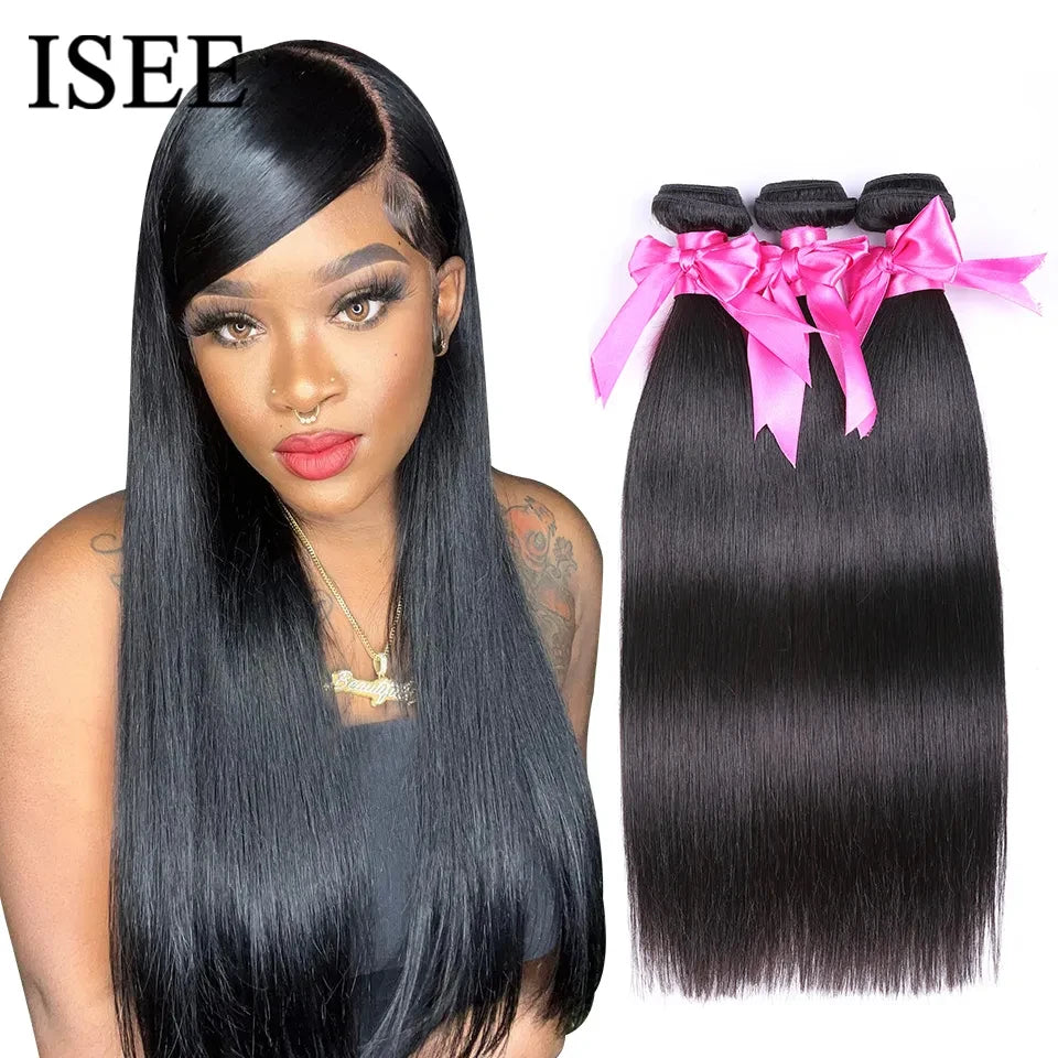 Peruvian Straight Hair Extensions Human Hair Bundles No Tangle