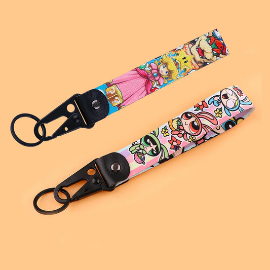 Funny Cute Things Lanyard for Keys ID Card USB Badge Holder Short Phone Strap Key Pendant Wrist Strap Car Motorcycle Accessories