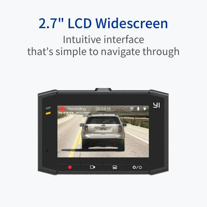 YI cámara de salpicadero inteligente para coche ADAS 2,7 pantalla Full HD 1080P cámara de salpicadero con visión nocturna actualización ADAS versión internacional