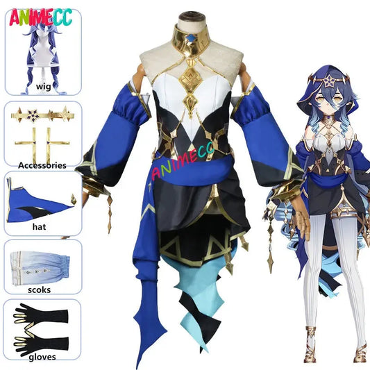 ANIMECC Genshin Impact Layla Cosplay Costume