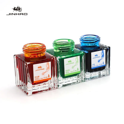 JINHAO 50ml/30ml Various Color Ink Glass Bottled Ink Fountain Pen Ink Refill Cartridge School Writing Office Supplies Stationery