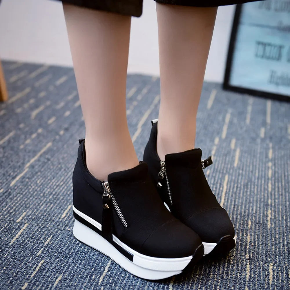 Women Wedges Ankle Boots Platform