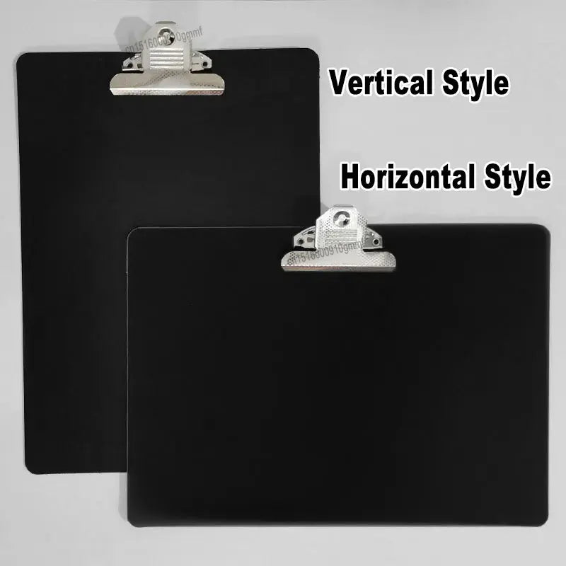 A4 A5 Plastic Clipboard Folder Ticket Menu Bills Document File Paper Clip Wordpad Office School Writing Drawing Pad Clamp Board