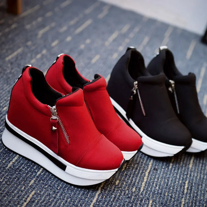 Women Wedges Ankle Boots Platform