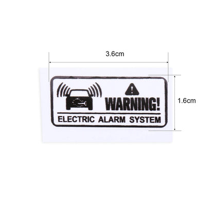 Self-adhesive Warning Alarm System stickers