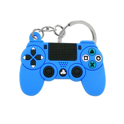 1PVC Game Pad PVC Keychain Boy’s Game Console Models Key Ring Fittings Funny Gift Key Chain USB Stick Accessories for Men Kids