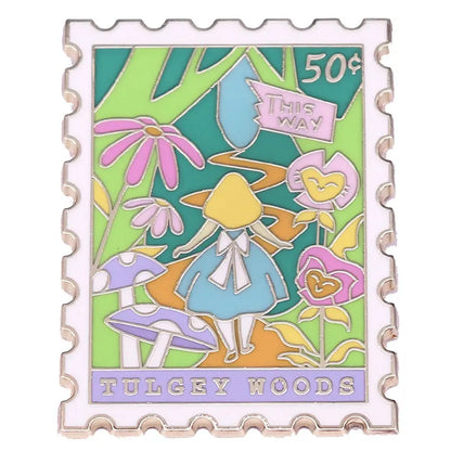 Alice In Wonderland Enamel Pins