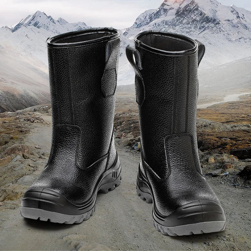 Waterproof Mid-calf Safety Boots