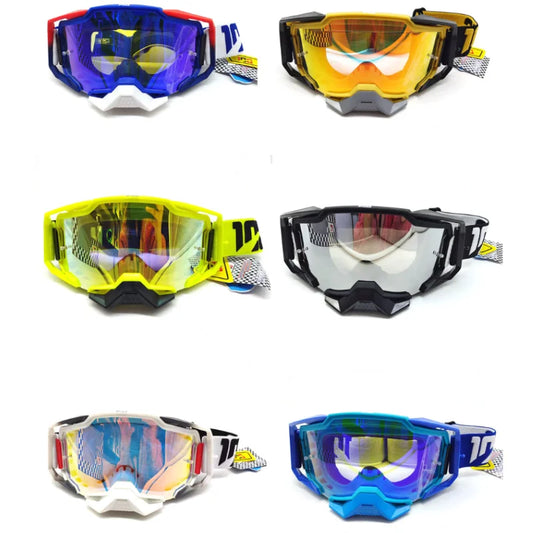 Motorcycle Glasses Motocross Dirt Bike Goggles Fit Mtb Mx Motorcycle Racing Ski Goggles100 Scooter Eye Protection Safety Glasses