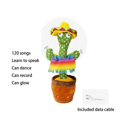 Intelligent Cactus Interactive Learning and Musical Toy for Kids to Dance Record and Speak with Fun