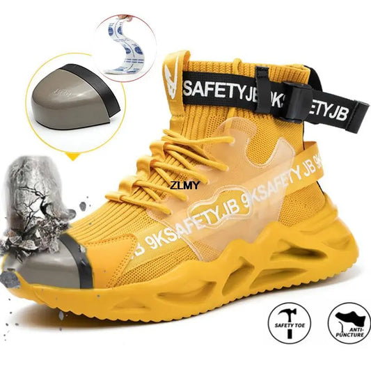 Men Steel Toe Work Shoes