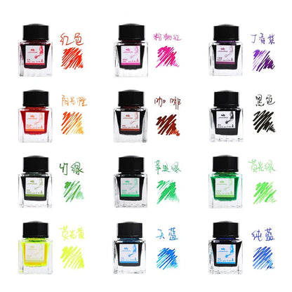 JINHAO 50ml/30ml Various Color Ink Glass Bottled Ink Fountain Pen Ink Refill Cartridge School Writing Office Supplies Stationery