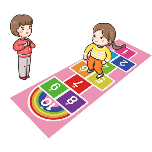 Hopscotch Floor Mat Sport Entertainment Jeux Enfant 2 4 5 6 8 10 years Outdoor game