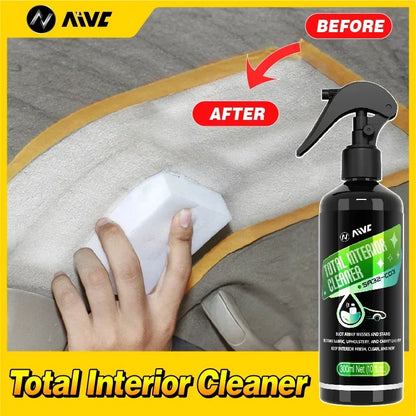 Car Total Interior Cleaner Agent Ceiling Cleaner Leather Flannel Woven Fabric Water free Multipurpose  Auto Dash Cleaning Tool