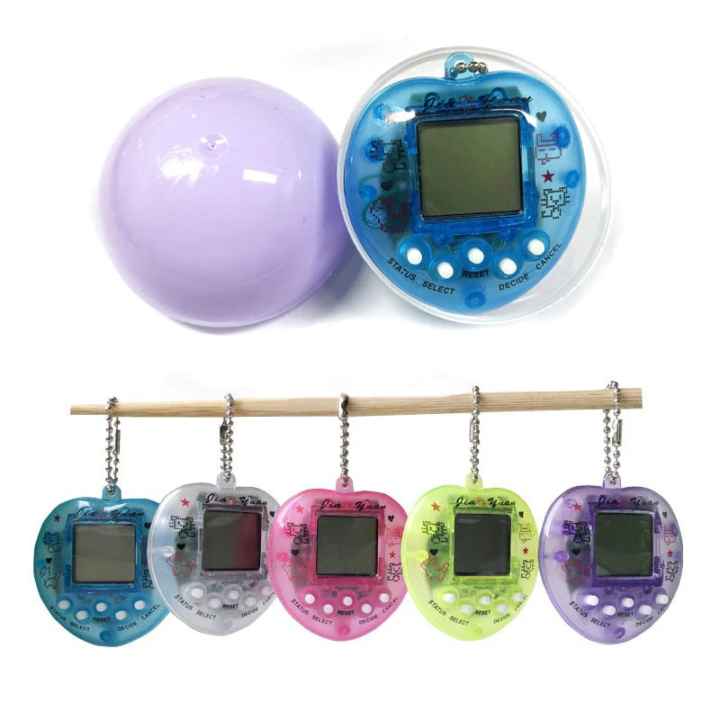 1PCS Funny Macaron Capsules Electronic Pets Tamagotchi 90S Nostalgic 49 Pets In One Virtual Cyber Digital Pet  Pixel Toys