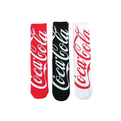 3 pares de calcetines coca cola