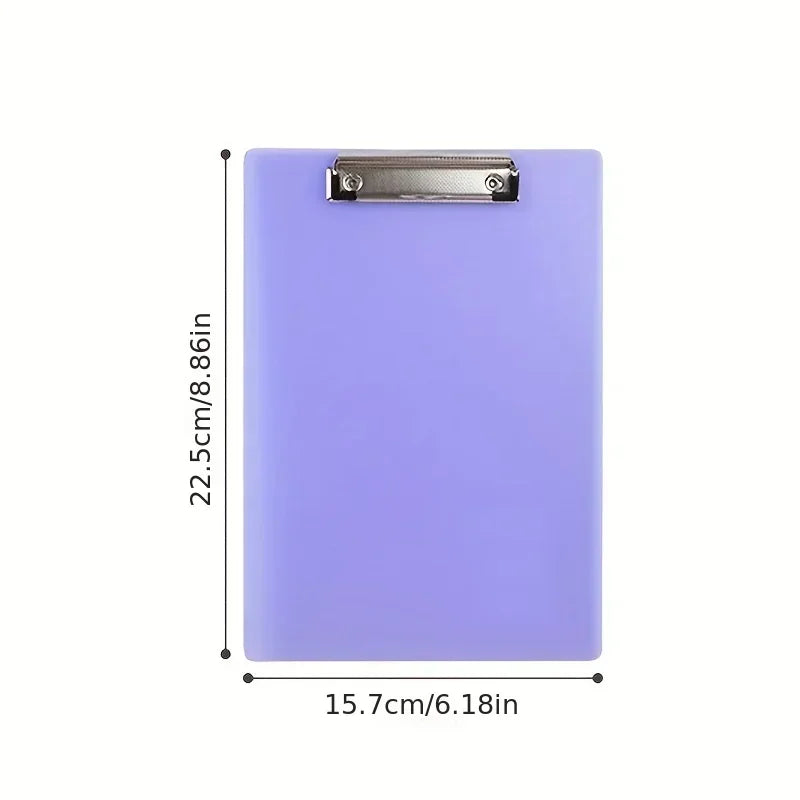 New A5 Clipboard Folder Writing Pad Holder Memo Clip Board File Clip Writing Clamps Kids Cute Stationery Office School Supplies