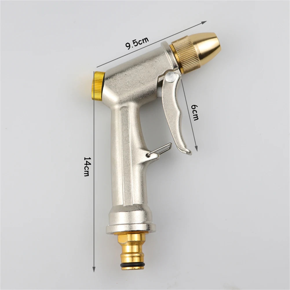 Handheld Water Syringe 360 Degree Rotating Design Multifunctional High Pressure Garden Hose Nozzle Sprayer