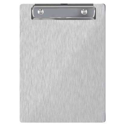 Clip Board Stainless Steel Writing Pad Folder Paper Office Supplies Organizer Clipboard Storage Box Document Pad Paper Holder