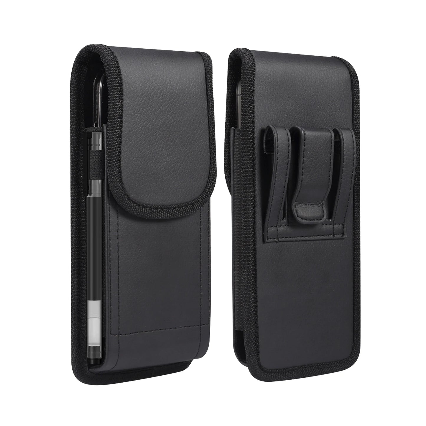 Universal Leather Mobile Phone Waist Bag Men For iPhone