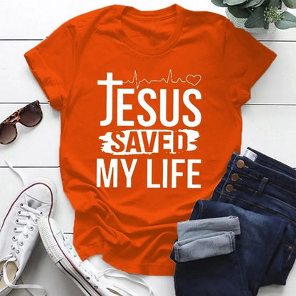 Jesus Save My Life  T Shirt