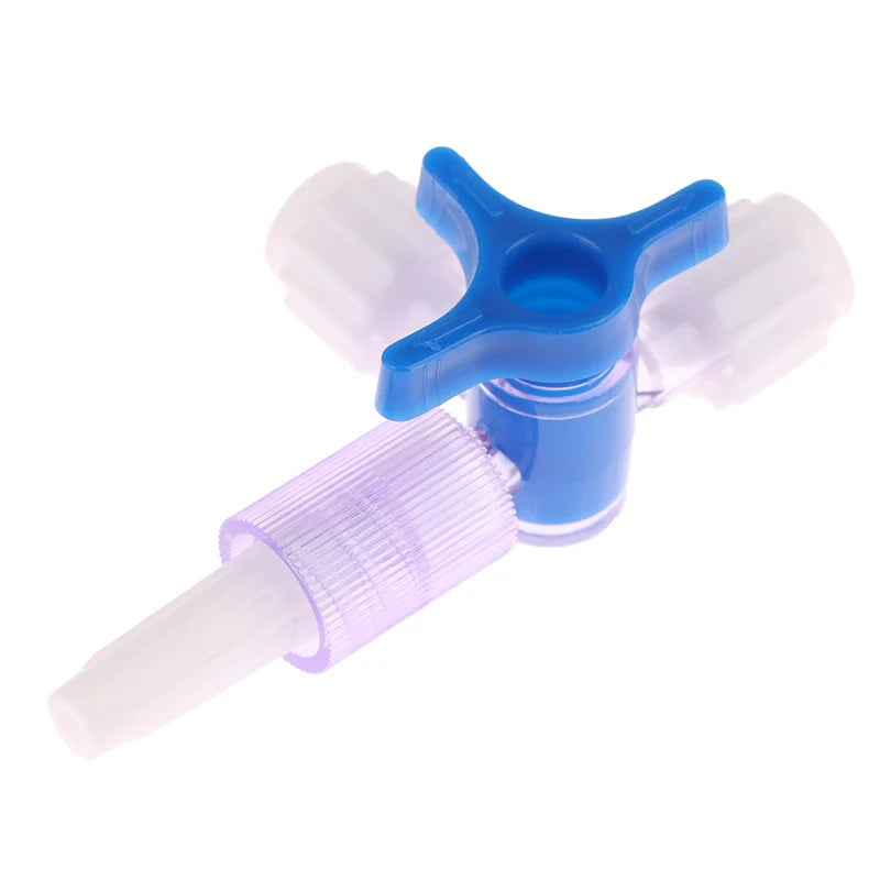 For Clinical Hospital Needle connector of syringe Adapter 2 or 3 Way Stopcock Flexiable T-Connector Extension Tube